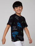 Nevada Grafitti Print Kaos Anak Laki-laki