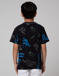 Nevada Grafitti Print Kaos Anak Laki-laki