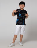 Nevada Grafitti Print Kaos Anak Laki-laki
