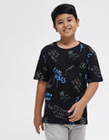 Nevada Grafitti Print Kaos Anak Laki-laki