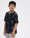 Nevada Grafitti Print Kaos Anak Laki-laki