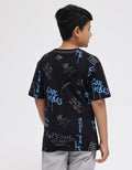 Nevada Grafitti Print Kaos Anak Laki-laki