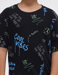 Nevada Grafitti Print Kaos Anak Laki-laki