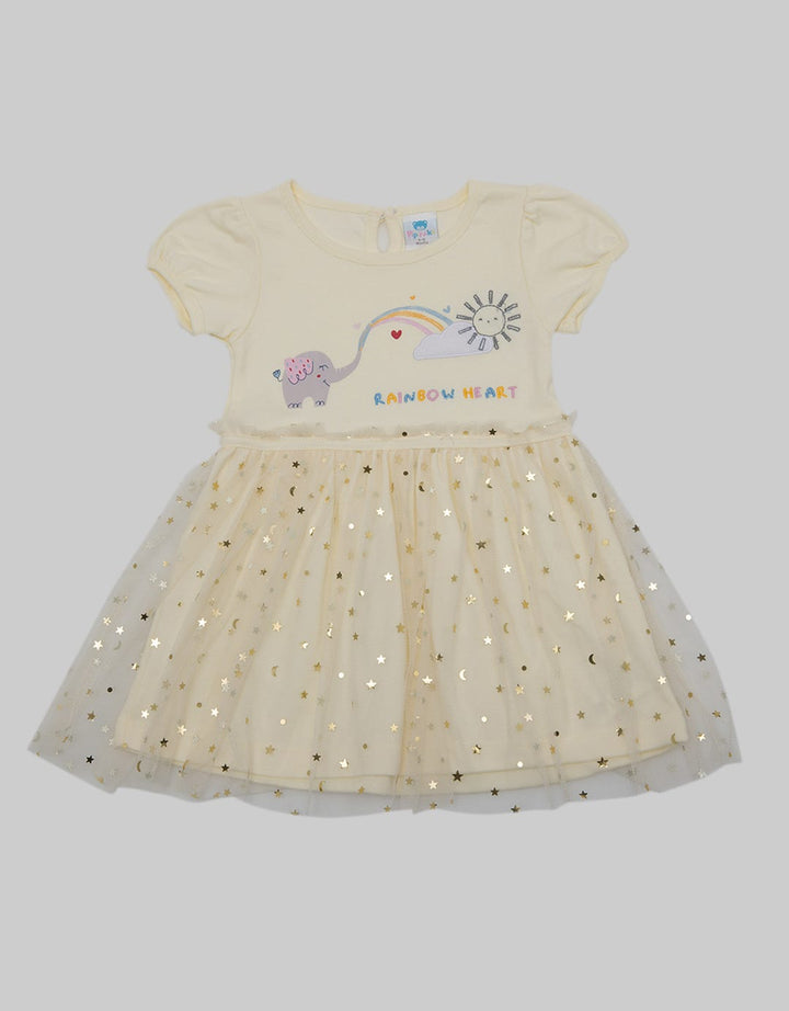 Pipiniko Short Sleeve Midi Dress Newborn Gajah