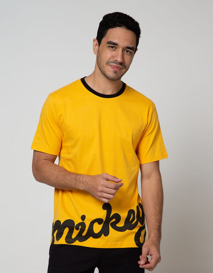 Disney Mickey Wording Short Sleeve T-Shirt