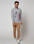 Star Wars Sweatshirt Print The Dark Side Wording