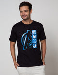 Marvel Short Sleeve T-Shirt Logo Avenger Neon