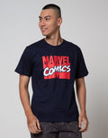 Marvel Short Sleeve T-Shirt Wording Marvel Comics