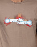 Marvel Short Sleeve T-Shirt Chest Print Iron Man