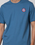 Marvel Short Sleeve T-Shirt Print Logo Capt America