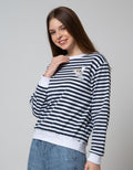 Disney Dumbo Yarn Dyed Stripe Sweatshirt