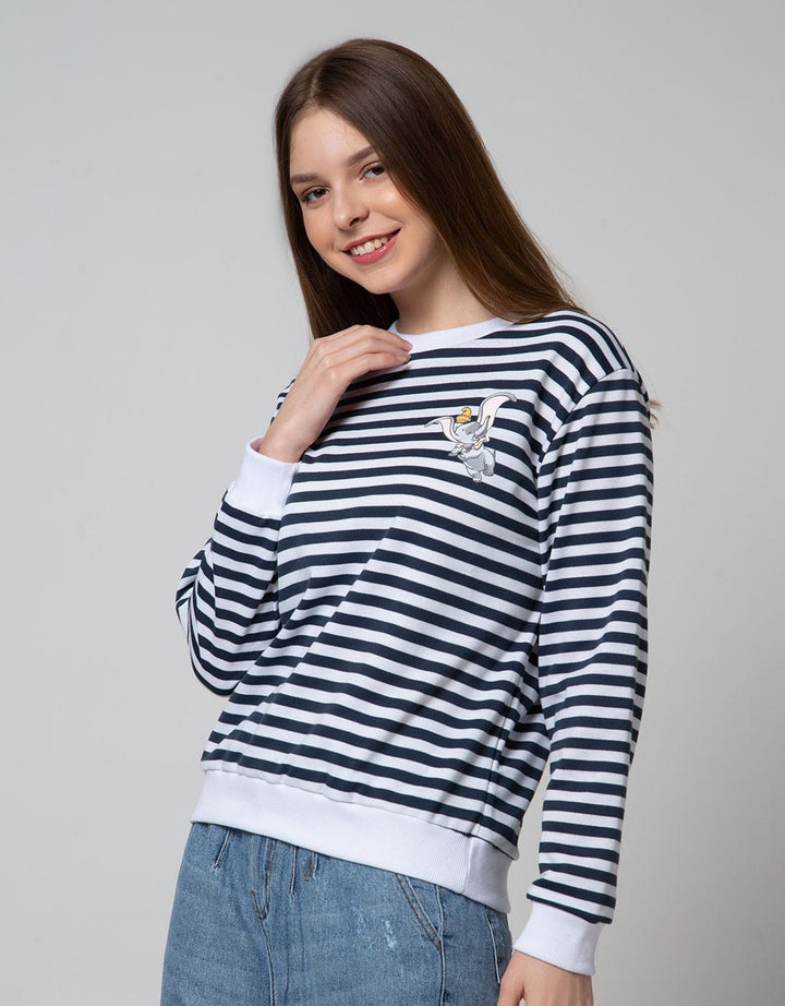 Disney Dumbo Yarn Dyed Stripe Sweatshirt