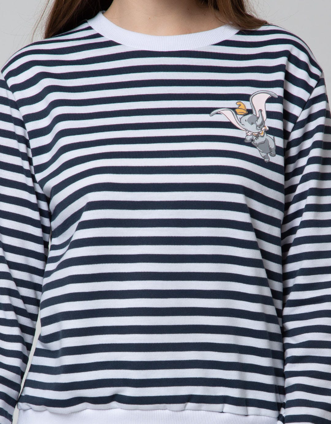 Disney Dumbo Yarn Dyed Stripe Sweatshirt