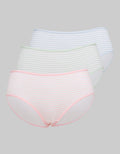 Nevada Midi Briefs Panty Box Print Stripe (3 Colors)