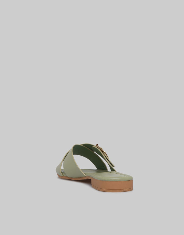 Nevada Slip On Woman Cross Buckle Strap