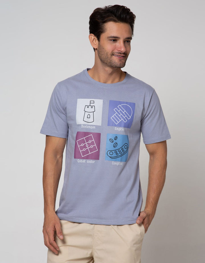 T Zone Short Sleeve T-Shirt Print Indonesia Bgt Coll 4 Games