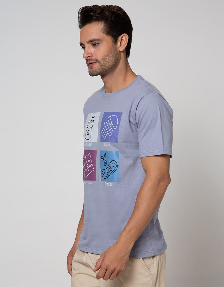 T Zone Short Sleeve T-Shirt Print Indonesia Bgt Coll 4 Games