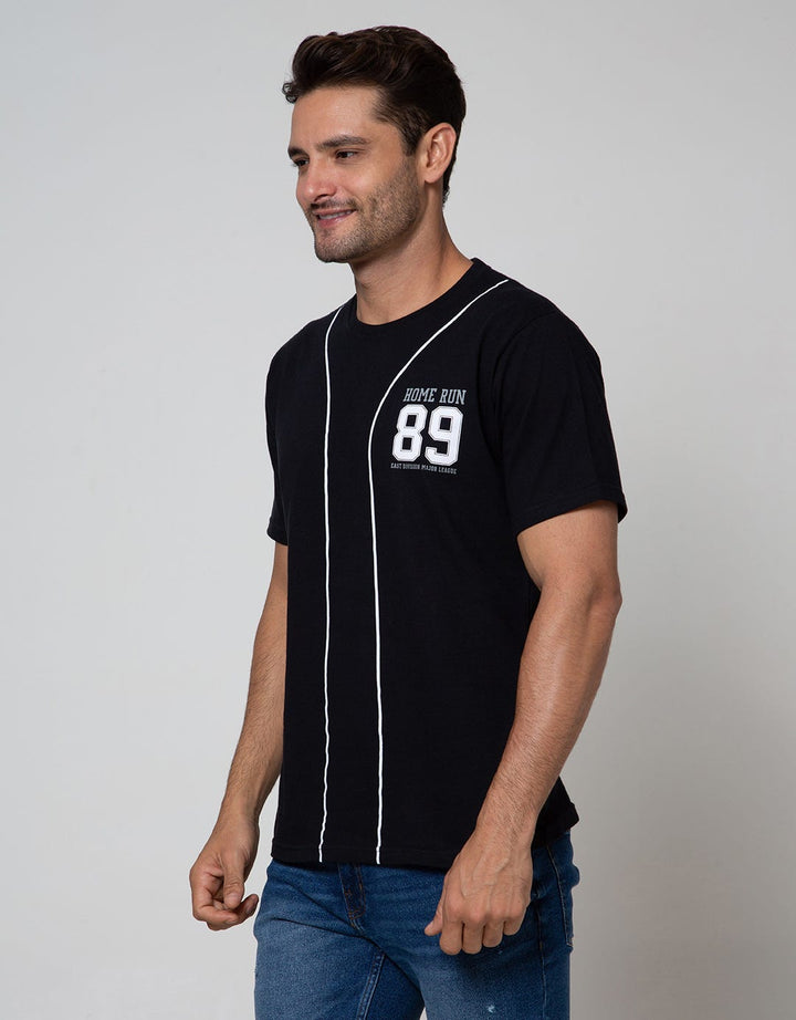 T Zone Short Sleeve T-Shirt Print Theme Baseball 89