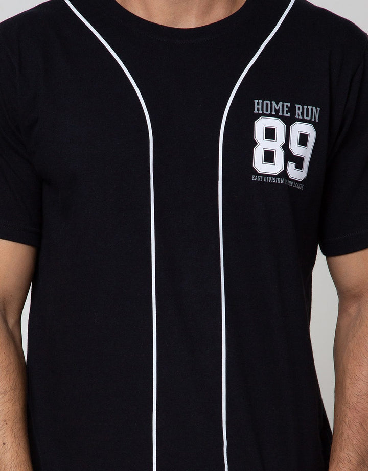 T Zone Short Sleeve T-Shirt Print Theme Baseball 89