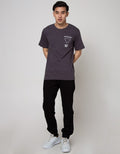 T Zone Short Sleeve T-Shirt Print Imaginery Letter Limited Edition