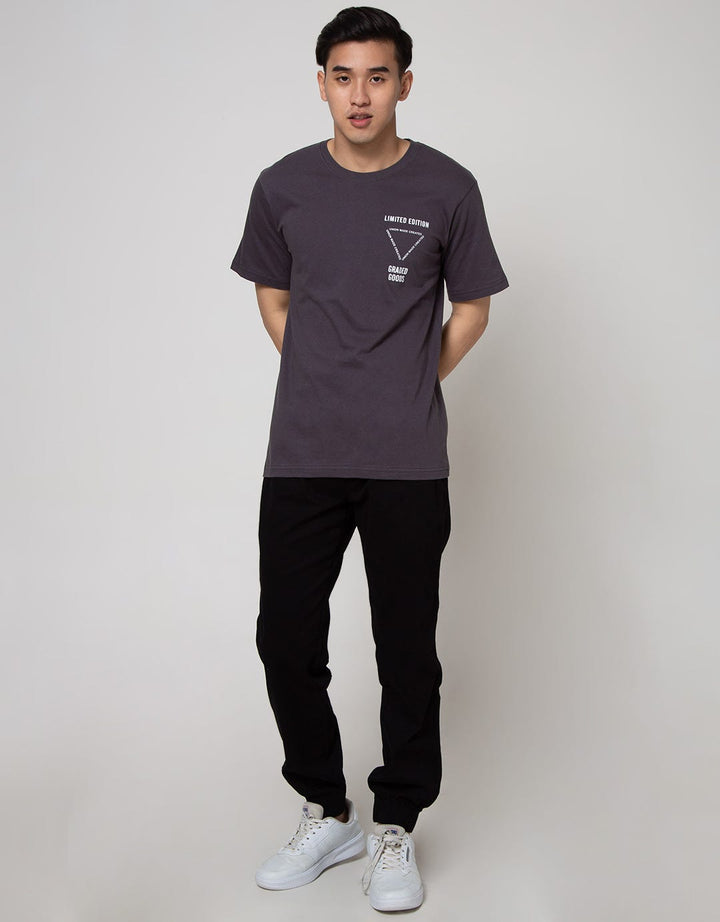 T Zone Short Sleeve T-Shirt Print Imaginery Letter Limited Edition