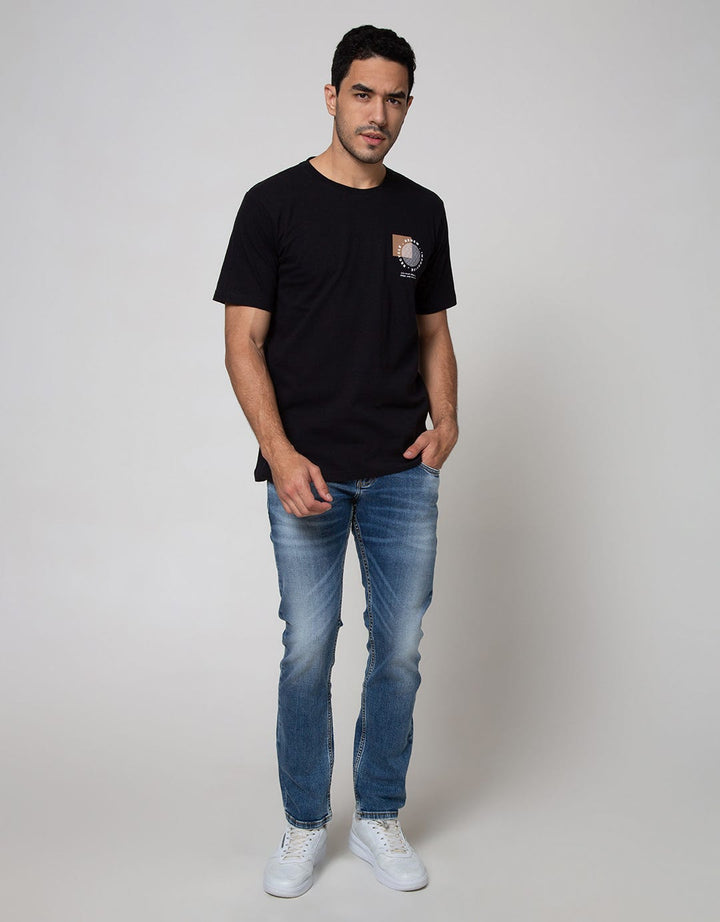 T Zone Short Sleeve T-Shirt Print Imaginery Letter Urban Style