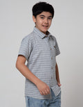 Nevada Short Sleeve Shirt Stripe Yarn Dyed