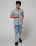 Nevada Short Sleeve Shirt Stripe Yarn Dyed
