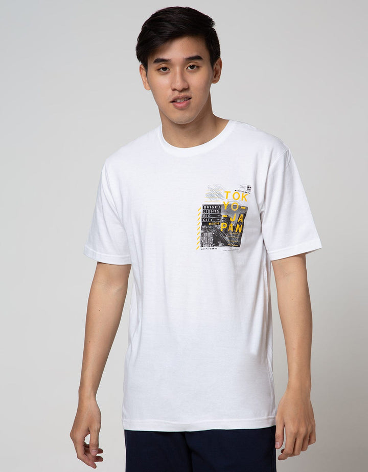 T Zone Short Sleeve T-Shirt Photoprint City - Tky Tfpf2-C2:White:S:Graphic:Ss T-Shirt