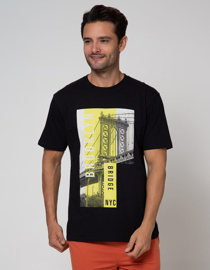 T Zone Short Sleeve T-Shirt Photoprint City Brooklyn