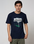 T Zone Short Sleeve T-Shirt Photoprint City - Be Your Better Tfpf2-C5:Navy Blue:S:Graphic:Ss T-Shirt