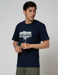 T Zone Short Sleeve T-Shirt Photoprint City - Be Your Better Tfpf2-C5:Navy Blue:S:Graphic:Ss T-Shirt