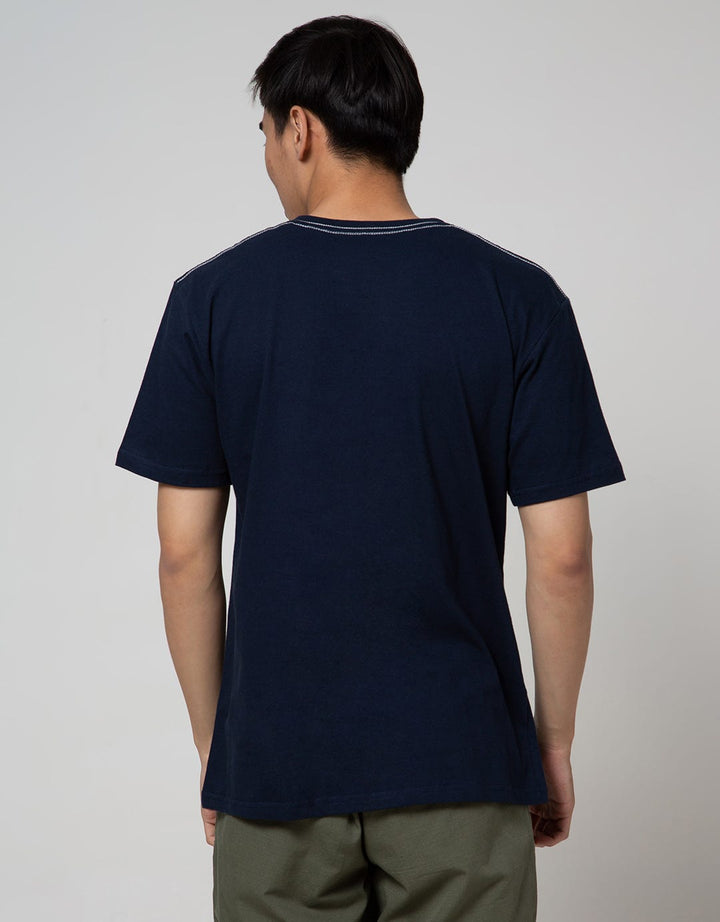T Zone Short Sleeve T-Shirt Photoprint City - Be Your Better Tfpf2-C5:Navy Blue:S:Graphic:Ss T-Shirt