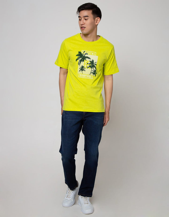 T Zone Short Sleeve T-Shirt Print Captivating Nature Theme Surfside