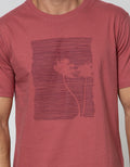 T Zone Short Sleeve T-Shirt Nature Theme Abstract