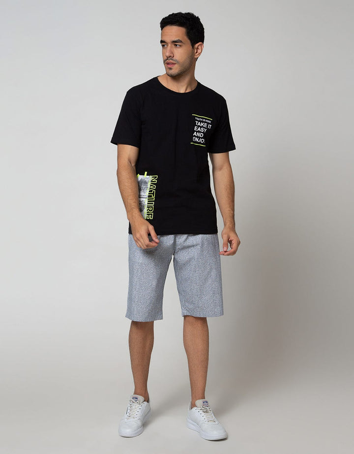 T Zone Short Sleeve T-Shirt Print Nature Theme Take It