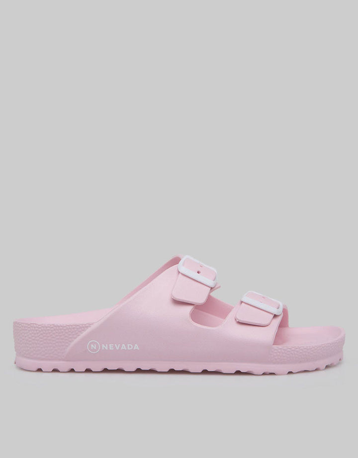 Nevada Phy002 Buckle Strap Slipper Sandal Wanita