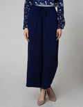 Annisa Long Pants Loose With Elastic Waist And Drawcord