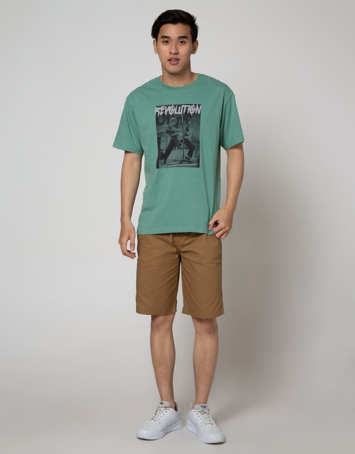 American Jeans Short Sleeve T-Shirt Tee Photoprint Revolution