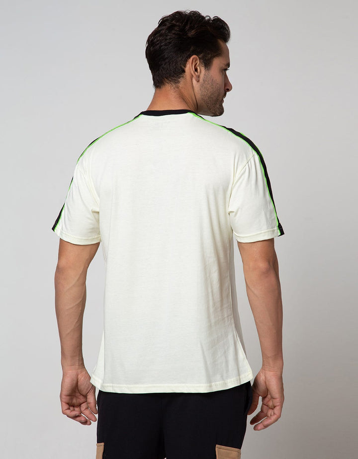 American Jeans Short Sleeve T-Shirt Tee Shoulder Tape