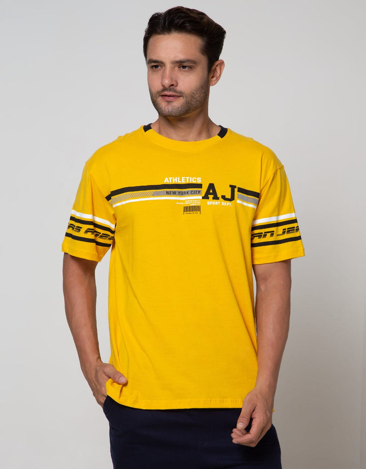 American Jeans Short Sleeve T-Shirt Tee Stripe Athletics