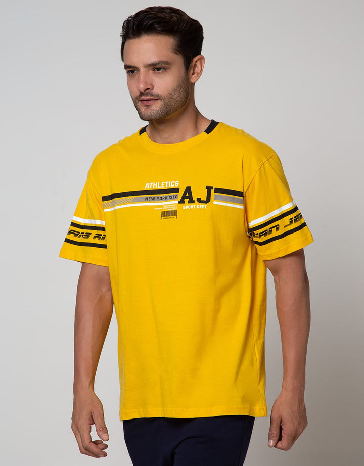 American Jeans Short Sleeve T-Shirt Tee Stripe Athletics
