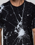 American Jeans Short Sleeve T-Shirt Tee Fullprint Broken Glass
