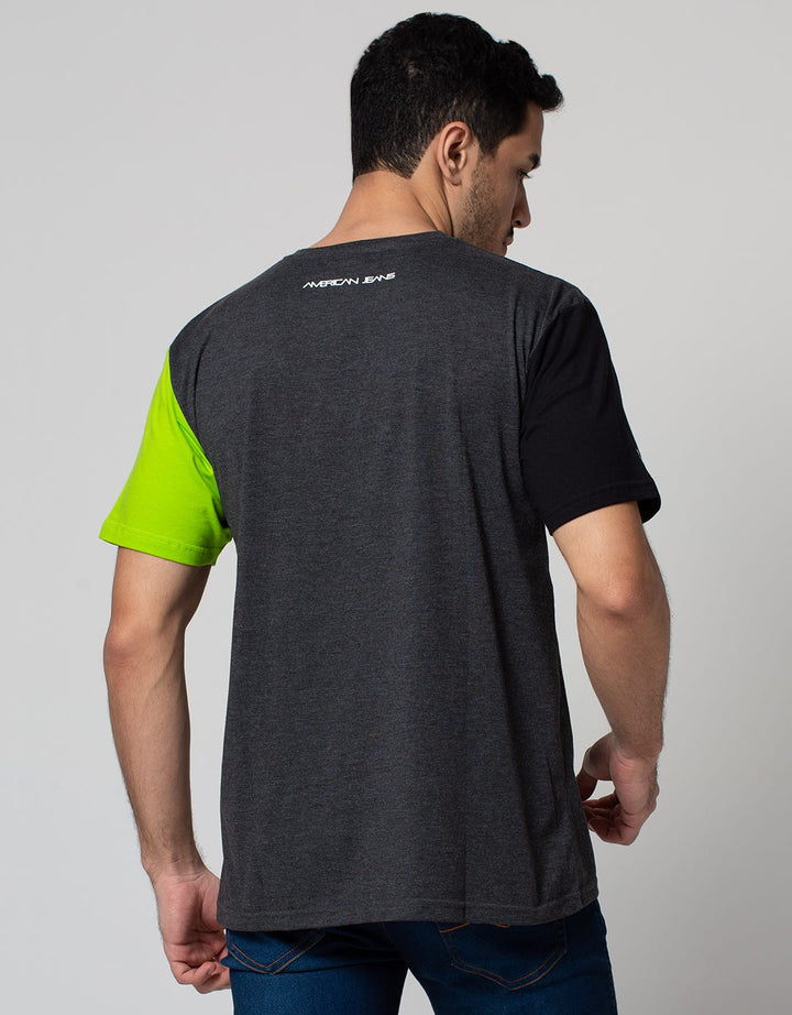 American Jeans Short Sleeve T-Shirt Tee Mickey Angry