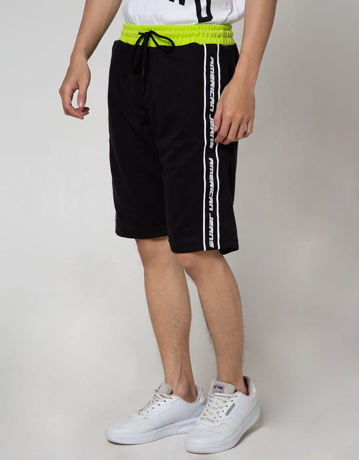 American Jeans Short Pants Colorblock Waist