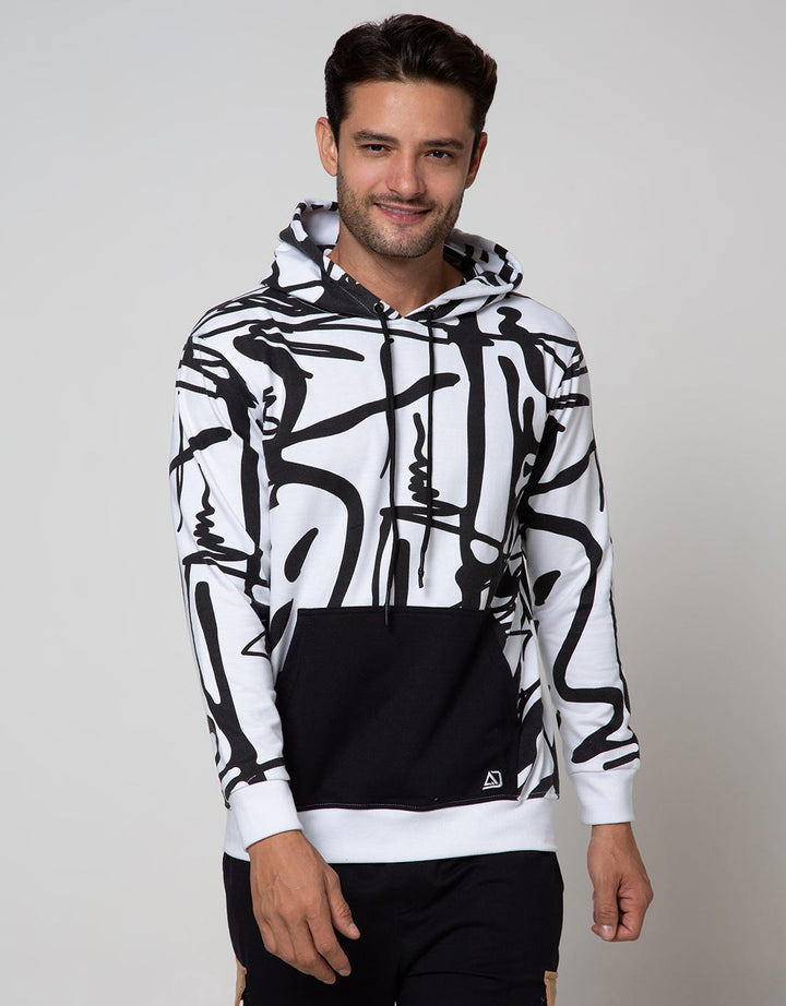 American Jeans Sweatshirt Hoodie Fullprint Graffiti