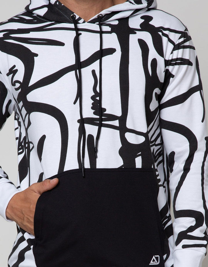 American Jeans Sweatshirt Hoodie Fullprint Graffiti