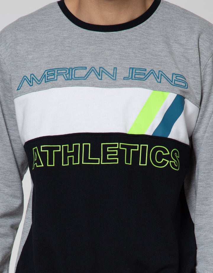 American Jeans Sweatshirt Cns Color Block