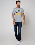 T Zone Short Sleeve T-Shirt Print Theme Statement Stay True
