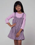 LS MIDI DRESS WOVEN